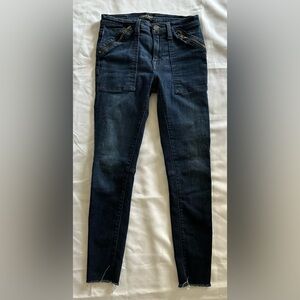 Classic Dark Blue Women's Skinny Jeans